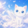 Cute Angel Kitty
