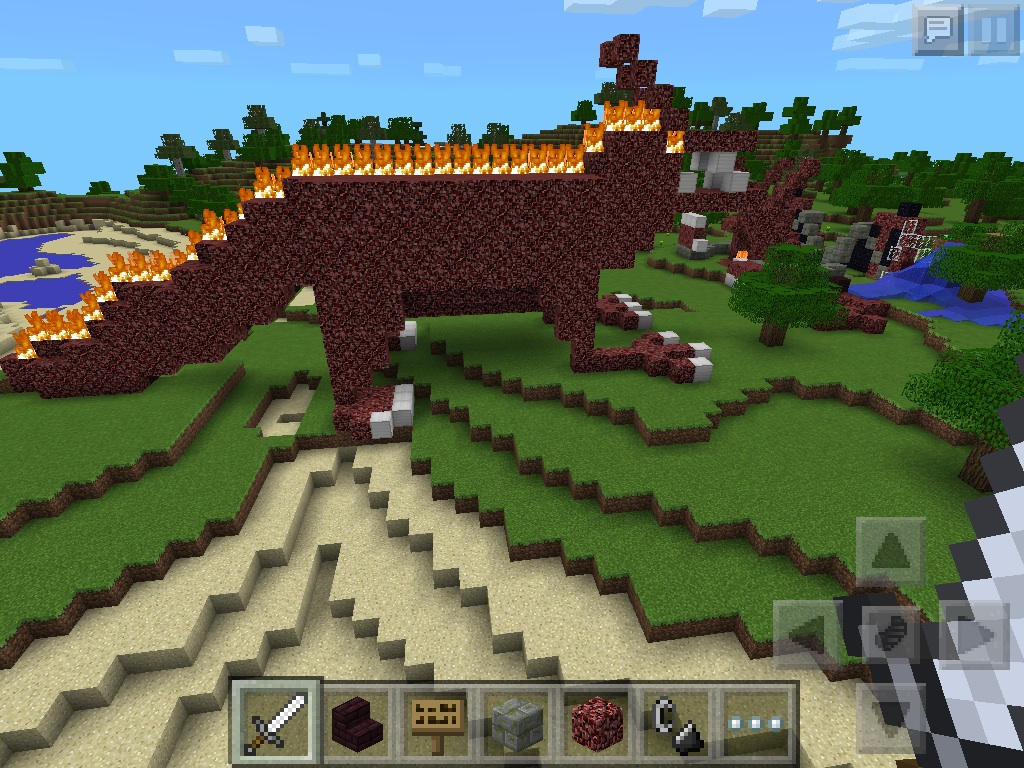 Minecraft Style Dragon Minecraft dragon! by Dragon-girl132089 on DeviantArt