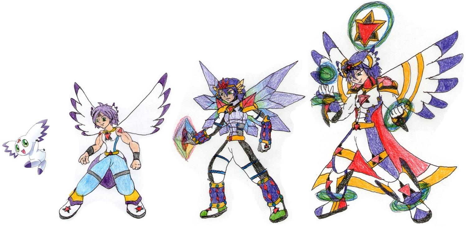 Digimon Calumon Evolution.