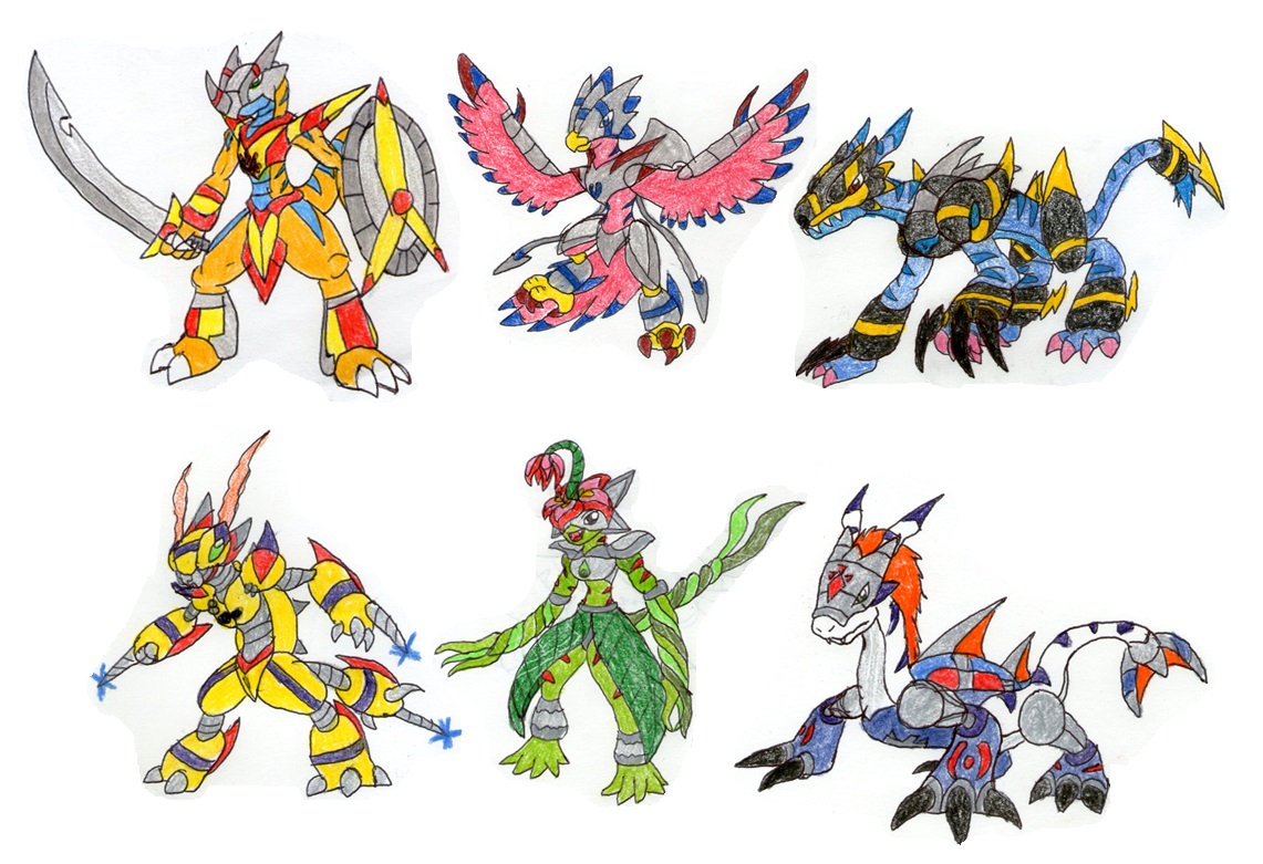 Digidestined Armor Digimon by MegaloRex on DeviantArt