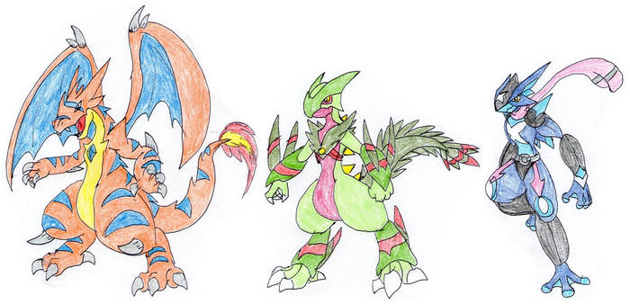 Digimonified: Mega charizard X and Y by Shoyu-Rai on DeviantArt