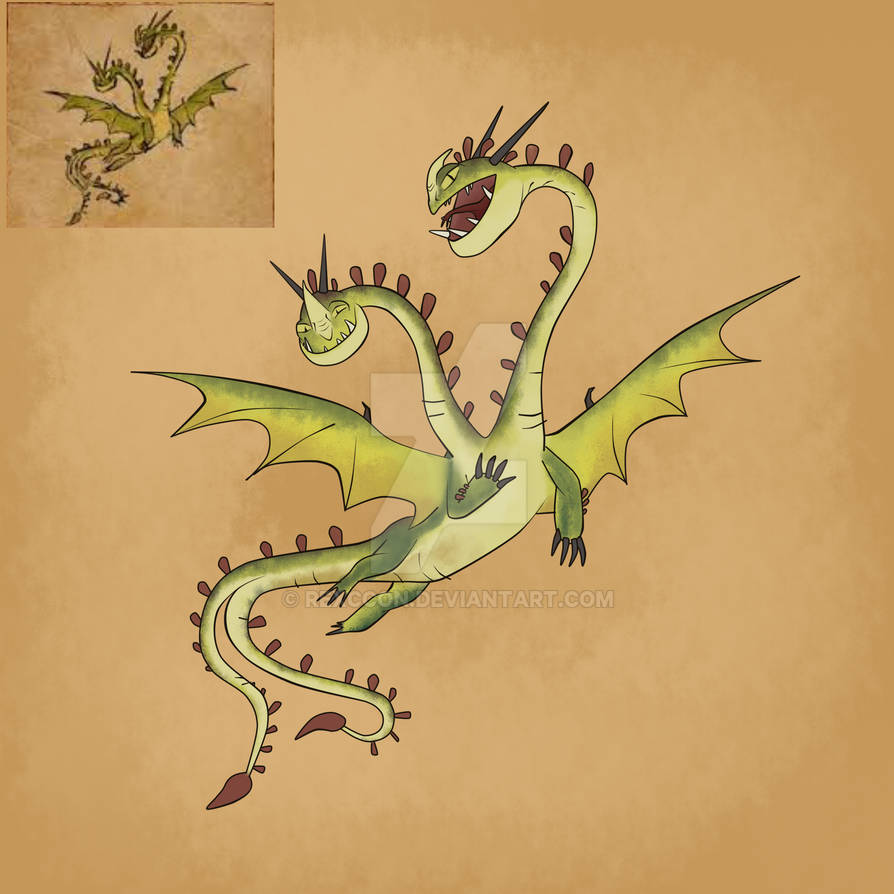 Hideous Zippleback by rexccon on DeviantArt