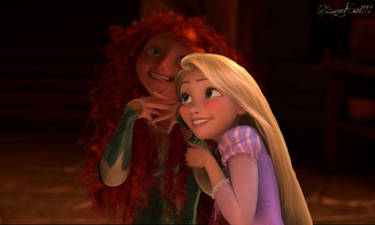 {Merida/Rapunzel} Friends