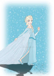 Elsa - Frozen (Fanart II)