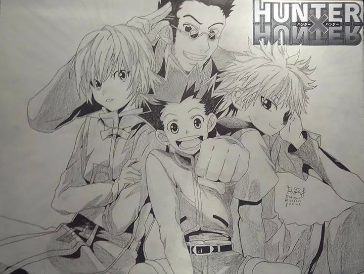 Hunter X Hunter#Gon, killua, Kurapika and Leorio