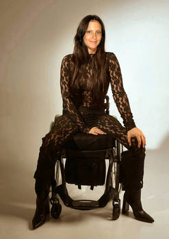 Tina is very hot paraplegic beauty III