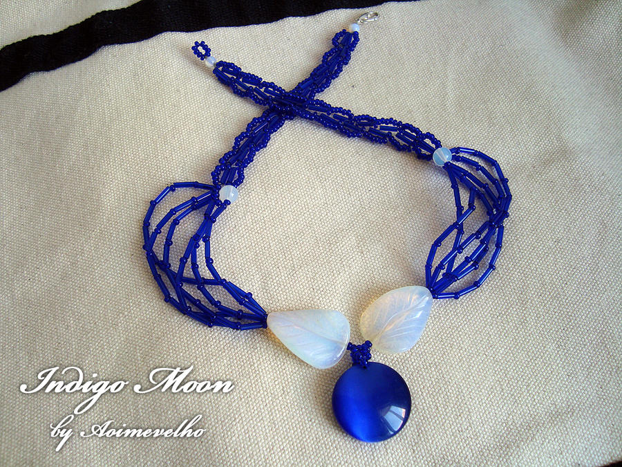 Necklace 'Indigo Moon'
