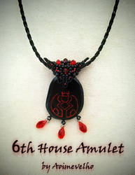 Sixth House (House Dagoth) Amulet by aoimevelho