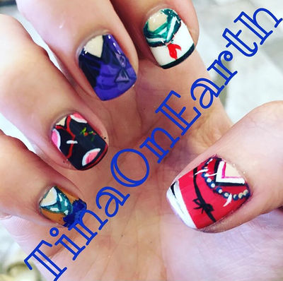 pics Inuyasha Nails inuyasha nails by tinaonearth on deviantart
