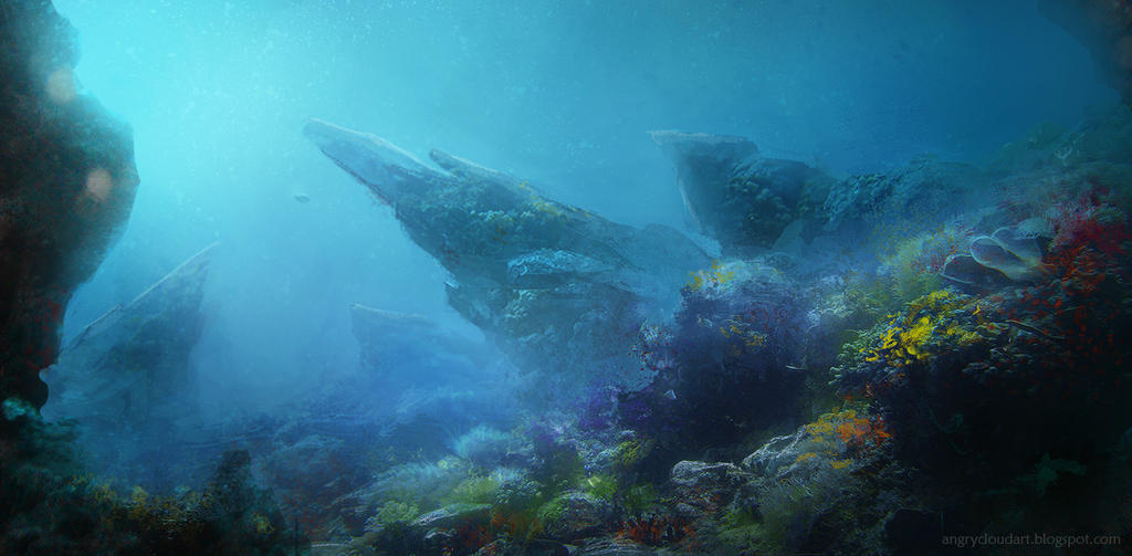 Matte-painting Underwater Concept Art