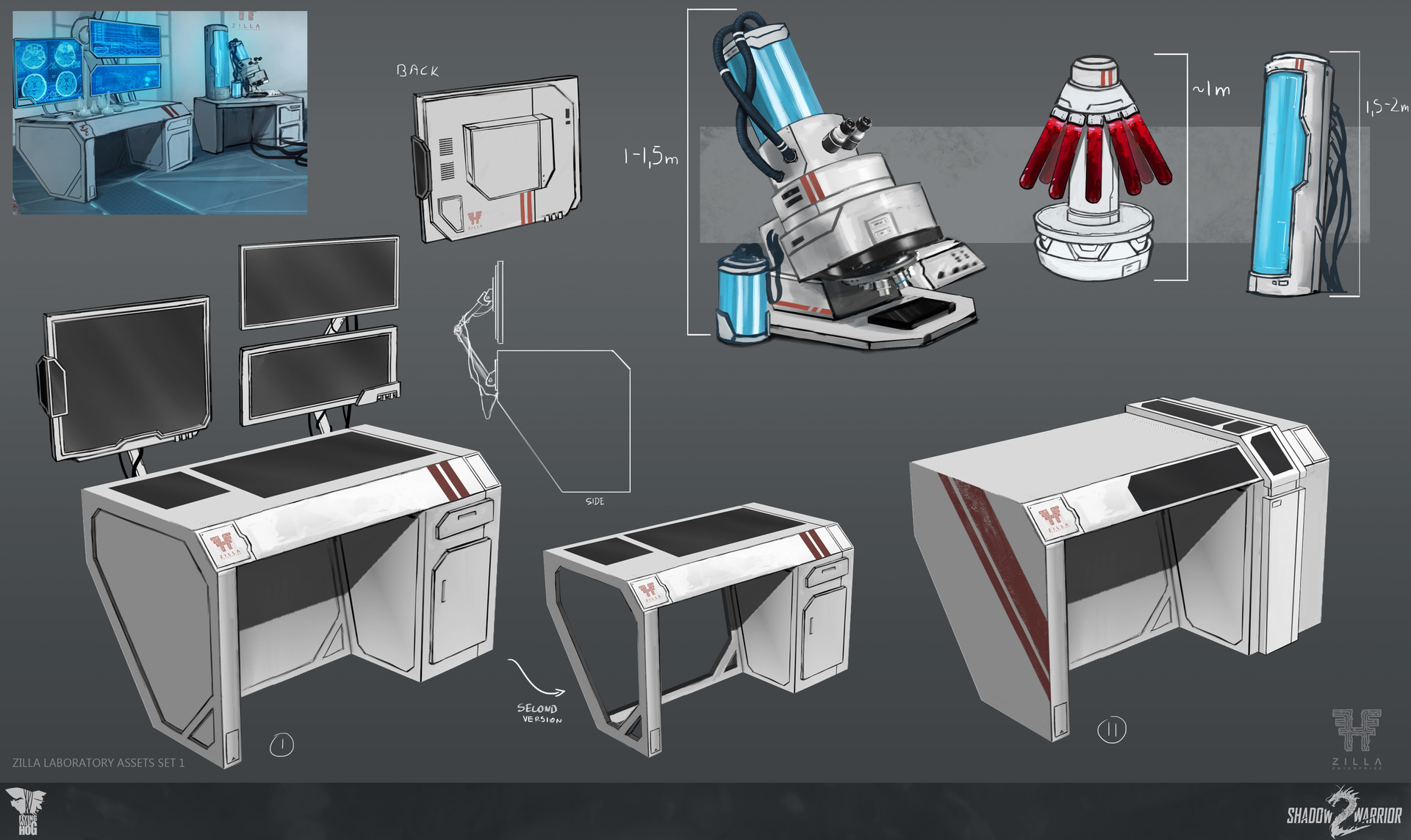 Shadow Warrior 2: Zilla Lab Assets