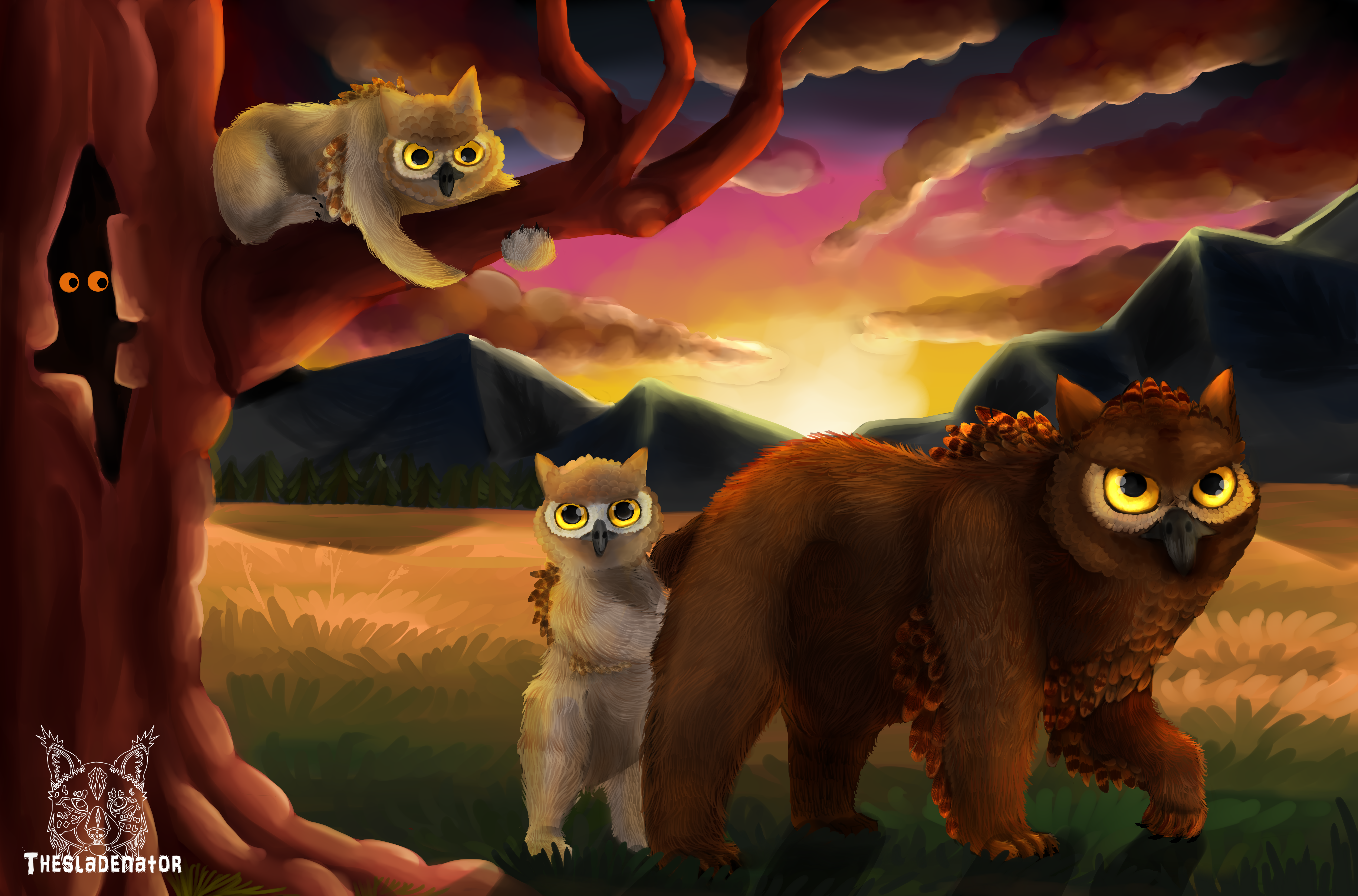 .:Owl Bear Family:.