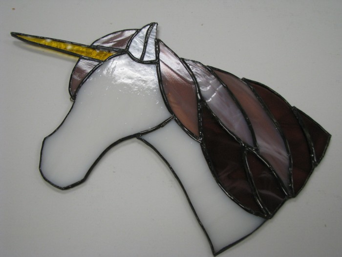 Stained Glass Unicorn