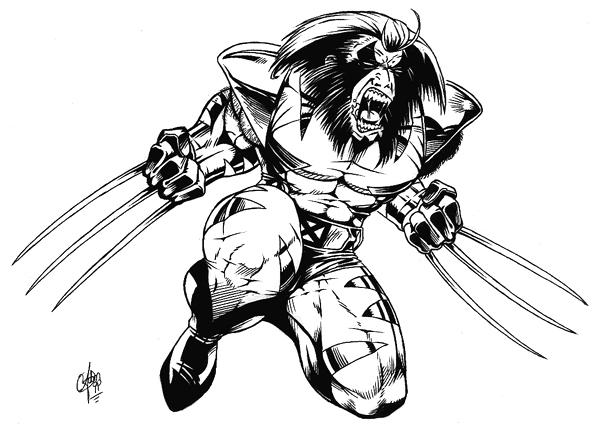 Wolverine Jumping By Adanmarini On DeviantArt