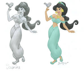 Disney Sketch - Jasmine