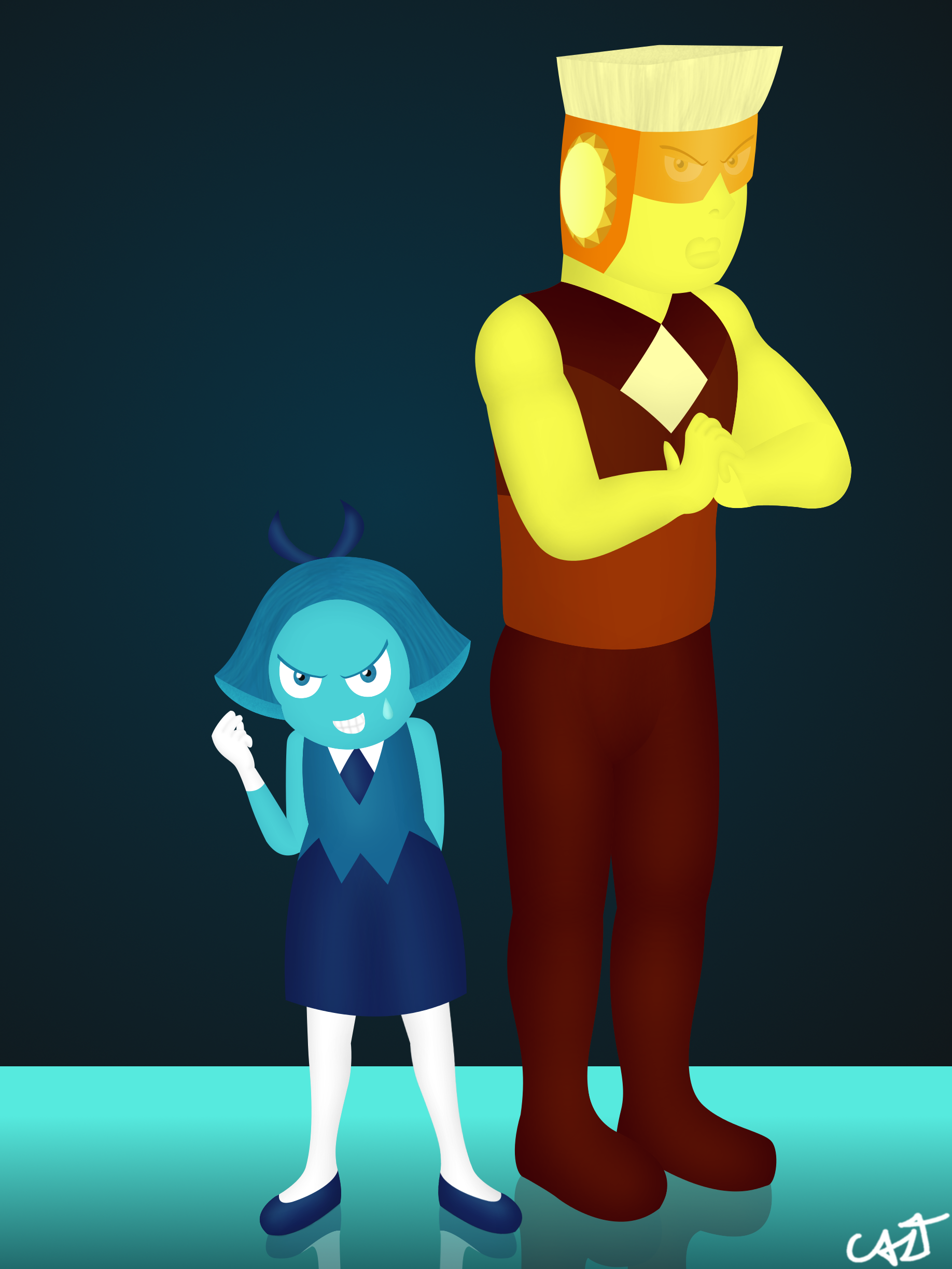 Aquamarine and Topaz