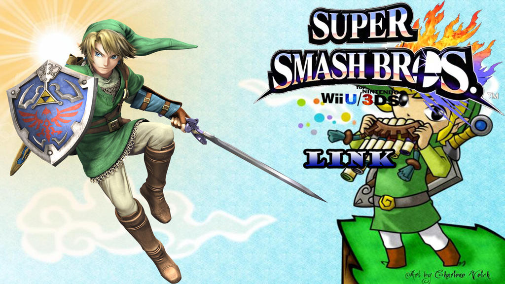 Link Super Smash Bros by comicart1 on DeviantArt
