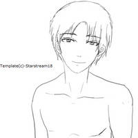 Anime Male Bust Base + Hair 2.0