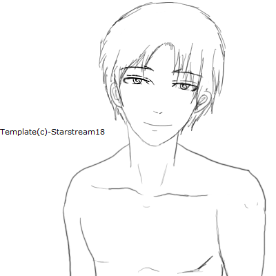 pix Male Drawing Base With Hair anime male bust base hair 2 0 by