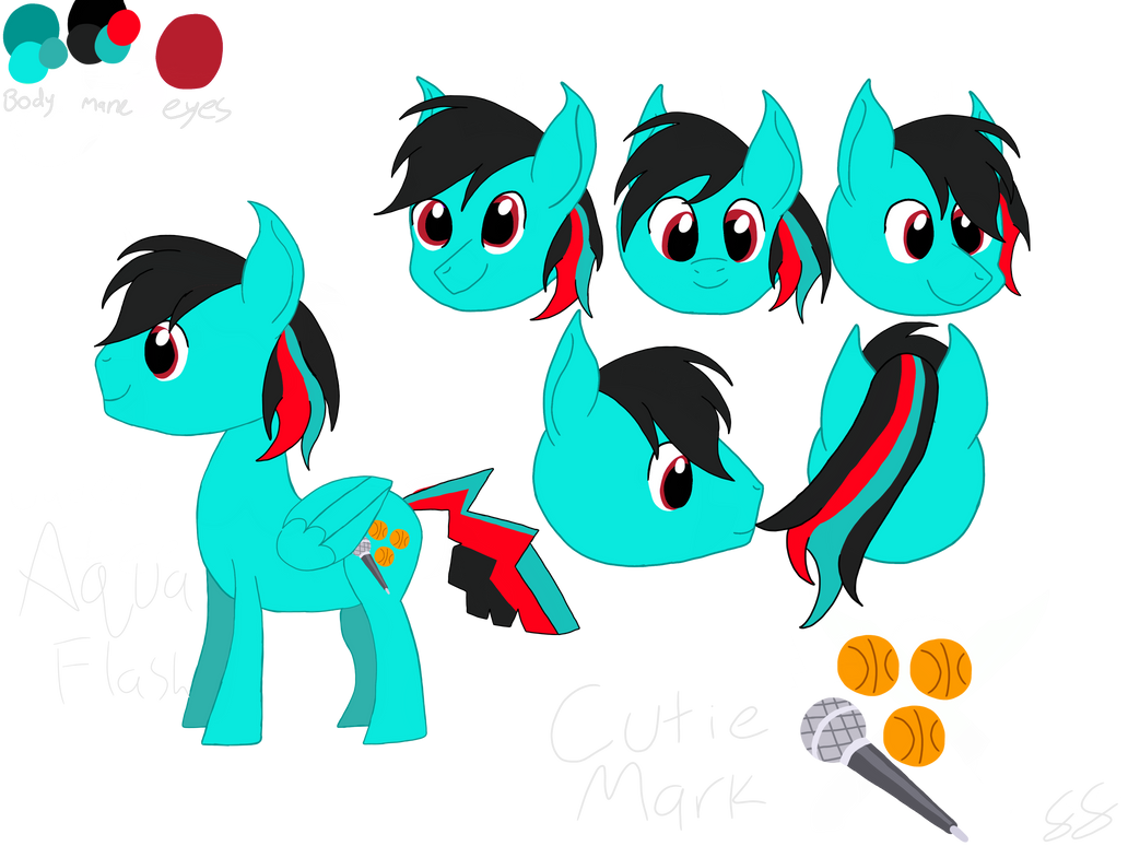 Aqua Flash Reference by ScriptSinger28 on DeviantArt