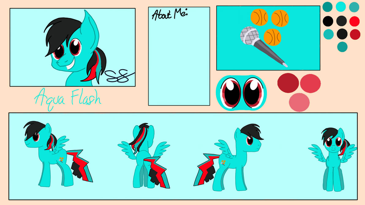 Aqua Flash Reference by ScriptSinger28 on DeviantArt