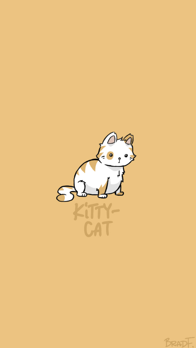 Kitty-Cat (Wallpaper for iPhone 6 and below) by Pepsi596 on DeviantArt Kitty-Cat (Wallpaper for iPhone 6 and below) by Pepsi596 on DeviantArt