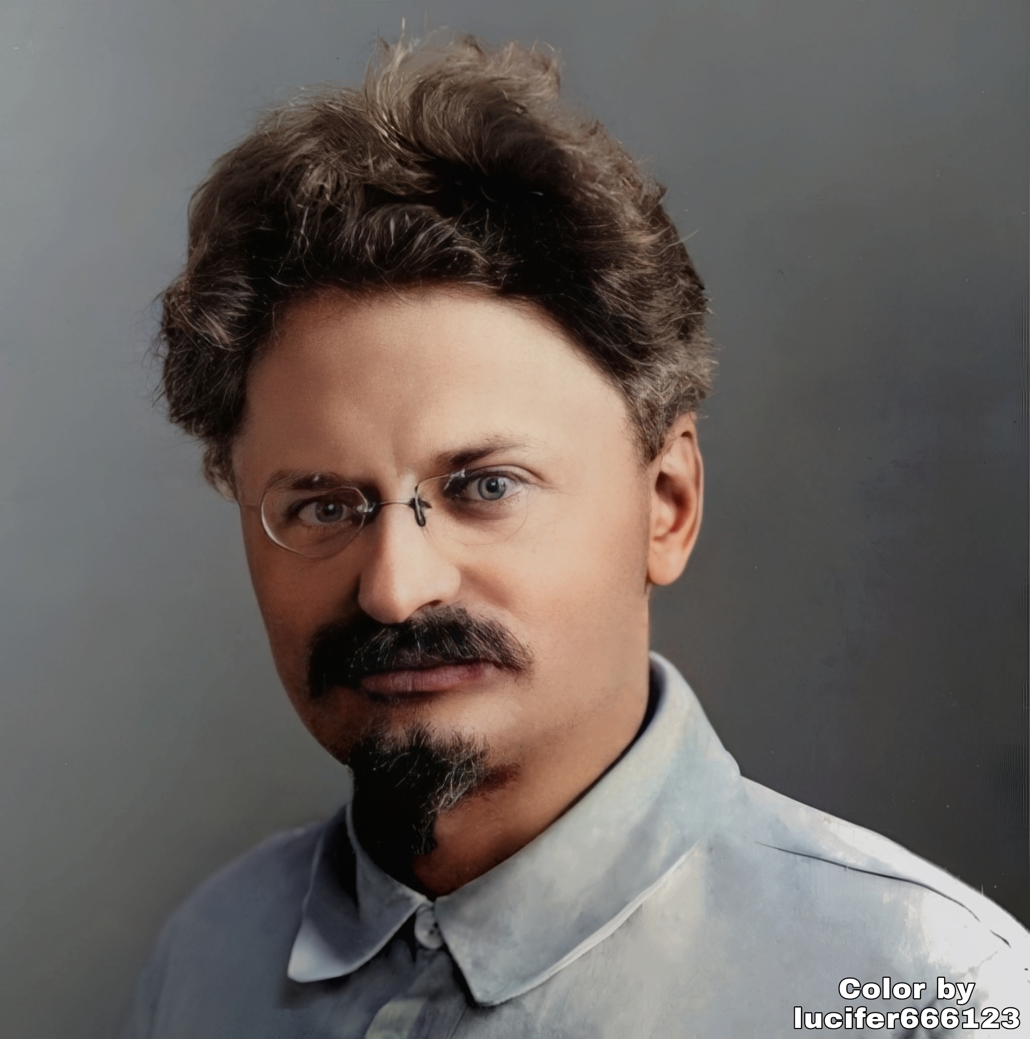 Leon Trotsky in color by lucifer666123 on DeviantArt