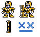 NEW 8 bit King Sprites