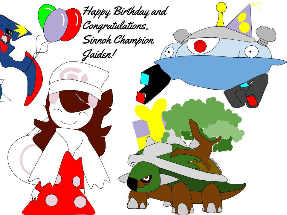 Jaiden Animations birthday/platinum nuzlocke art by ZoeDaCat789 on