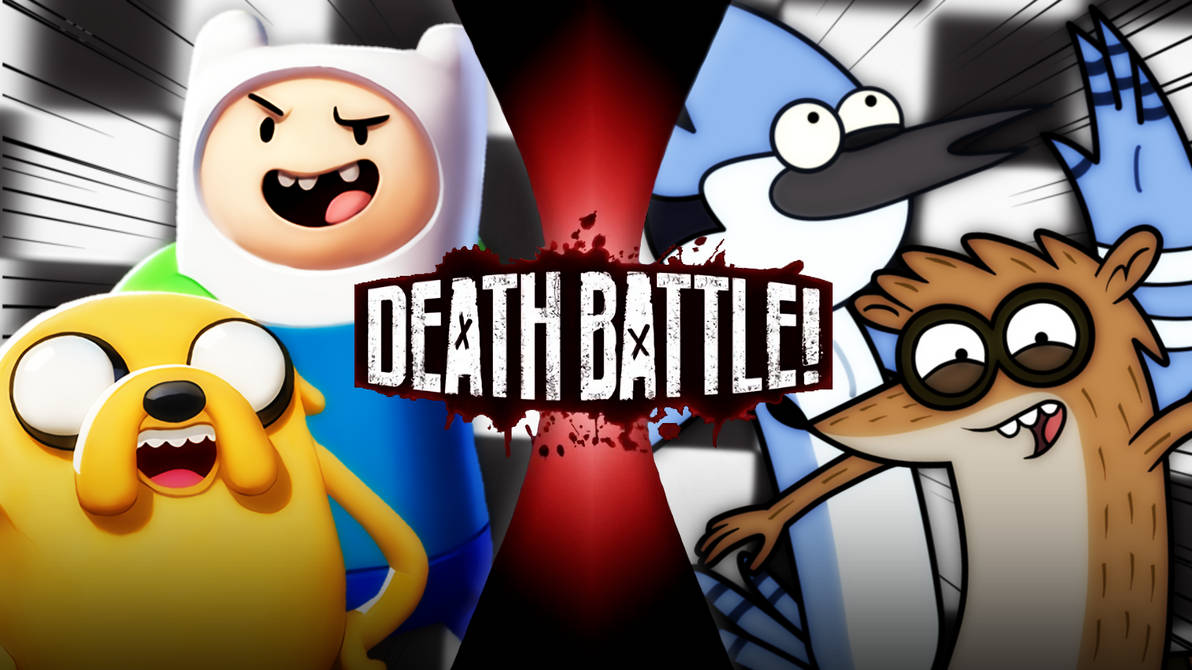 Finn and Jake VS Mordecai and Rigby by Thepolarity on DeviantArt