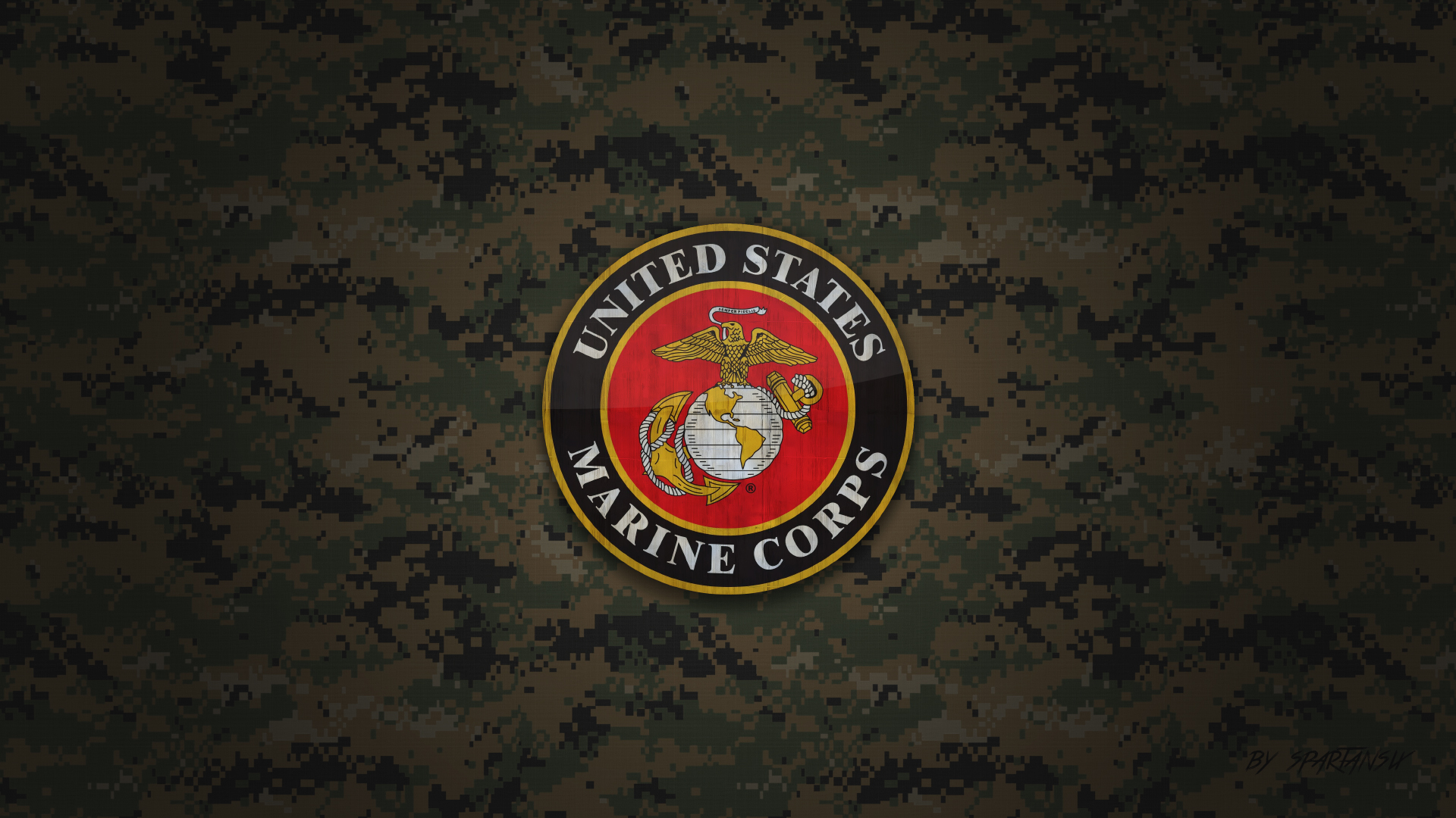 US Marine Corps Wallpaper by SpartanSix