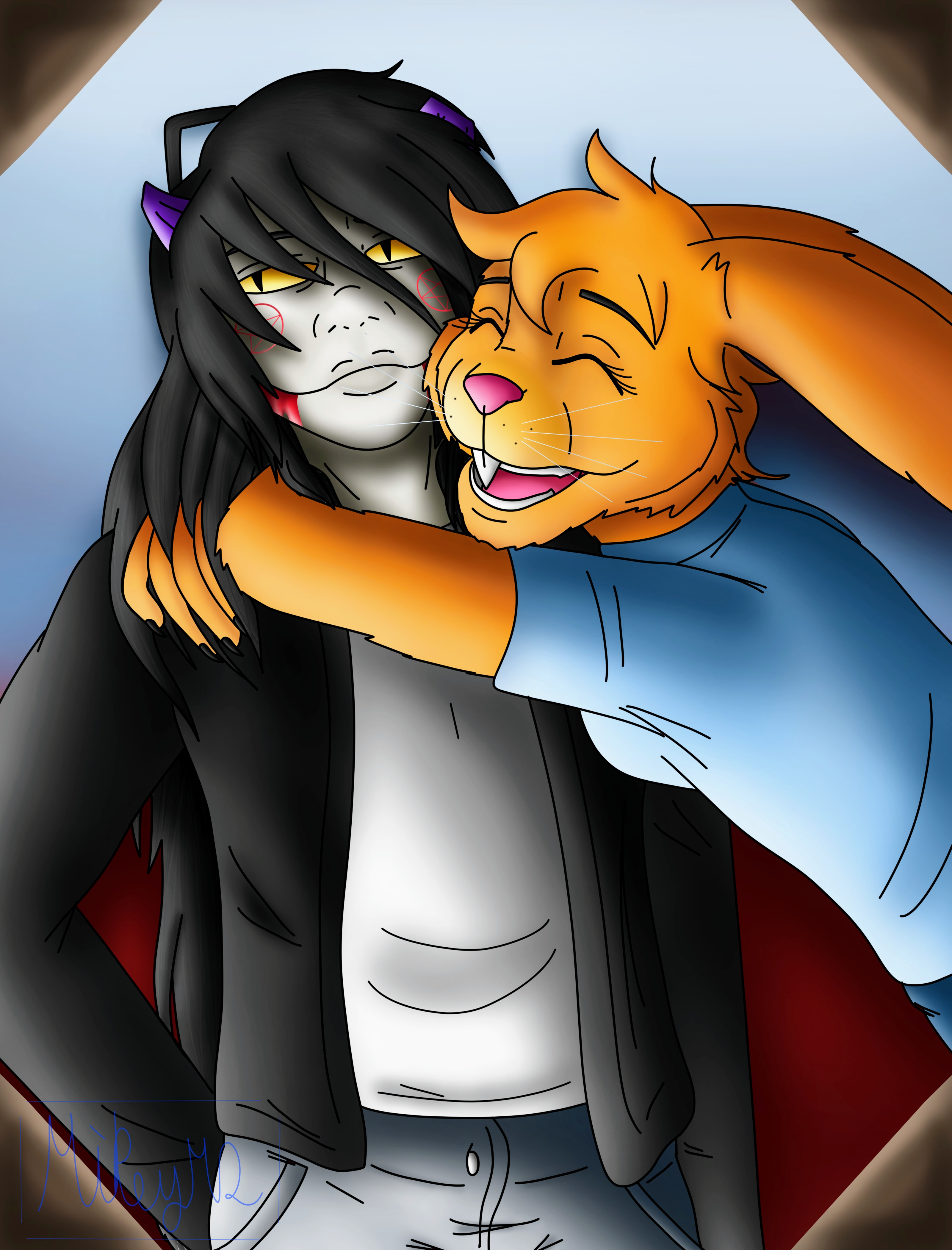 Hug Devil Hug a Demon by Mikey12games on DeviantArt