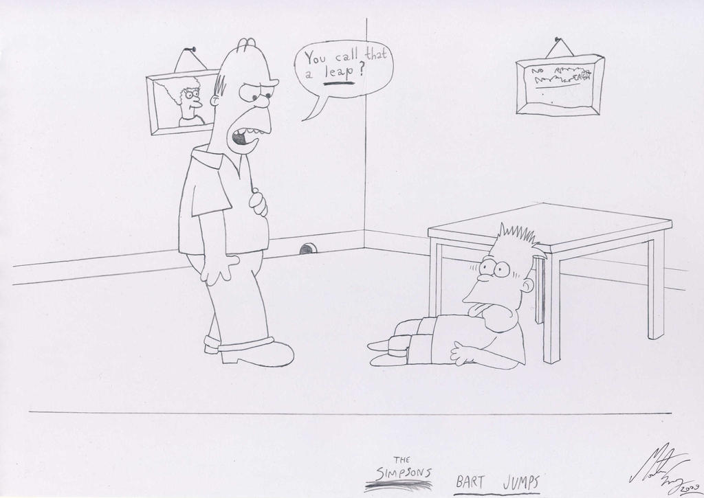 Simpsons Jump Rope The Simpsons - Jumping Bart by MortenEng21 on DeviantArt