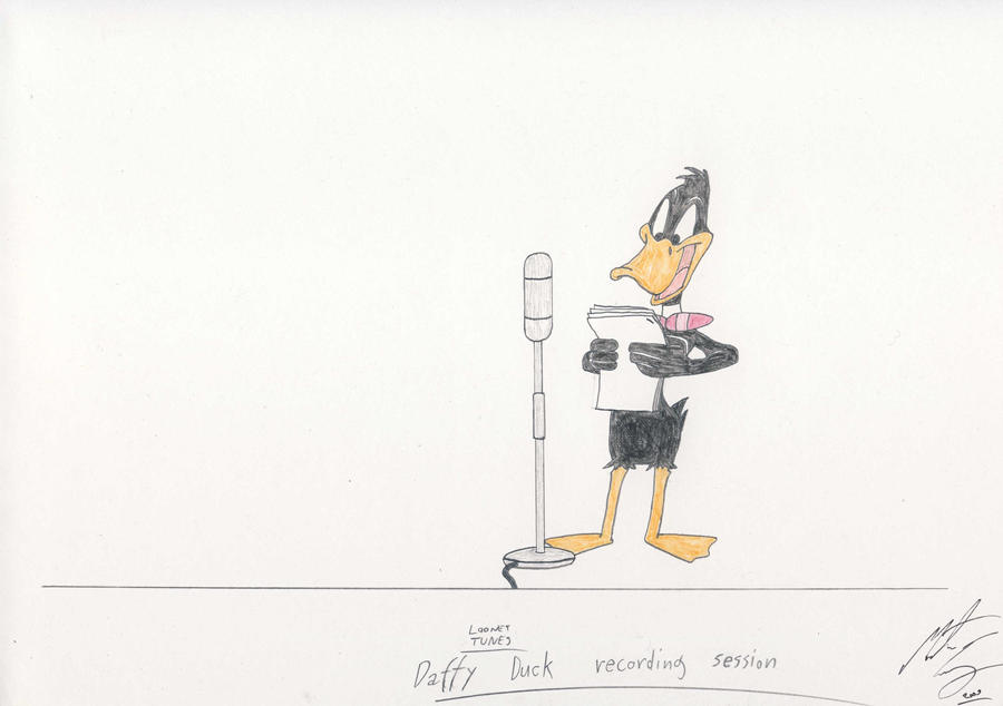 Daffy Duck recording session by MortenEng21 on DeviantArt