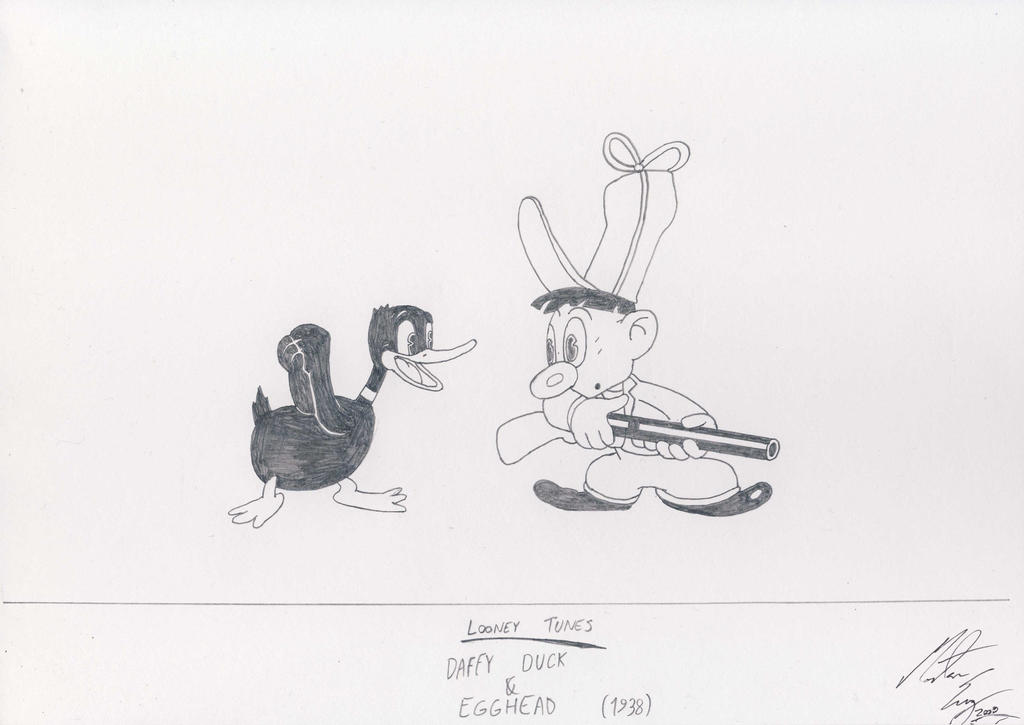 Daffy Duck and Egghead by MortenEng21 on DeviantArt