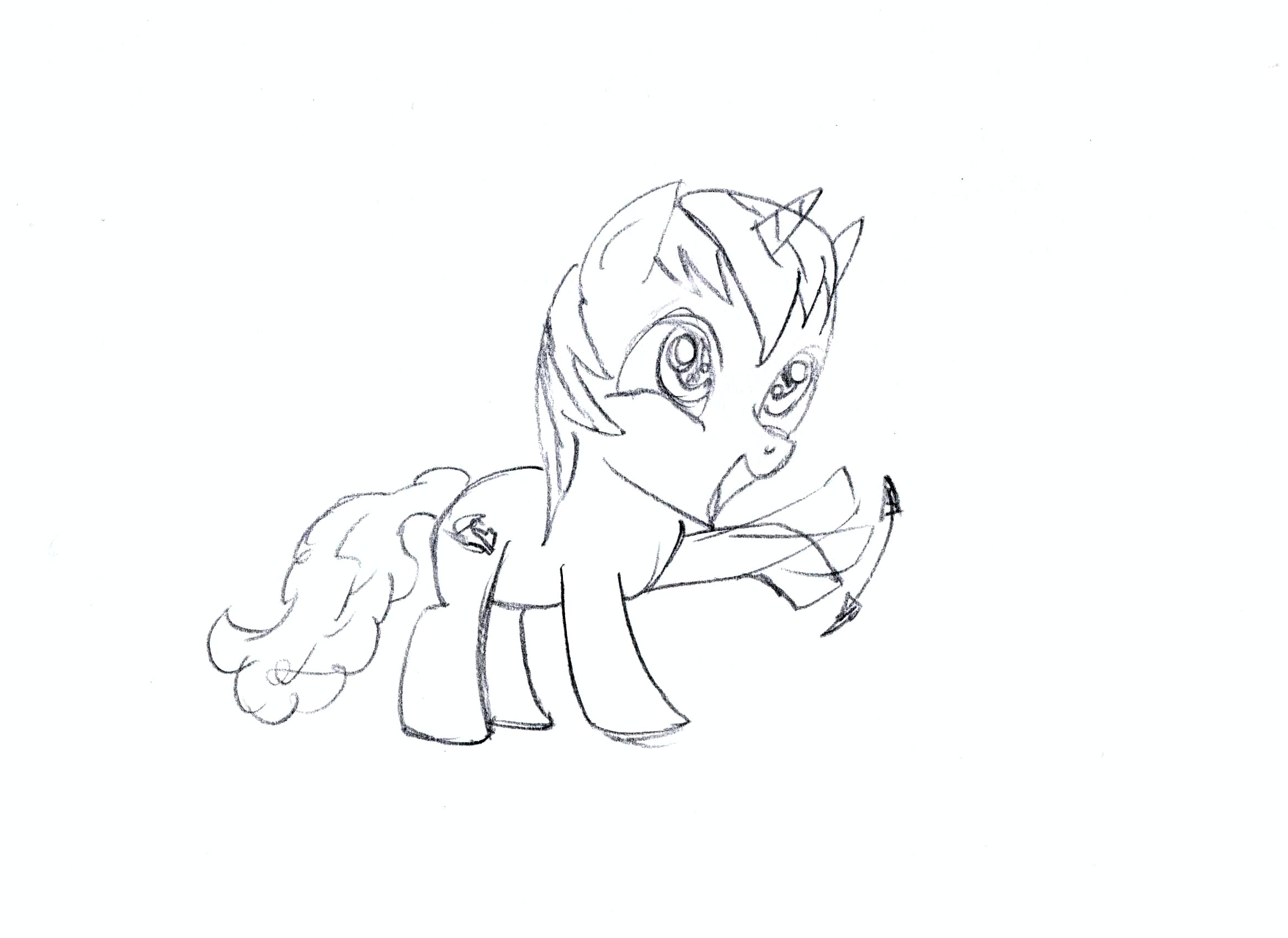 MLP:FiM - Pencil Magic - sketch. 9