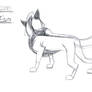Kitara the wolfhound - sketches. 92