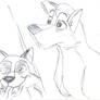 Kitara the wolfhound - sketches. 100