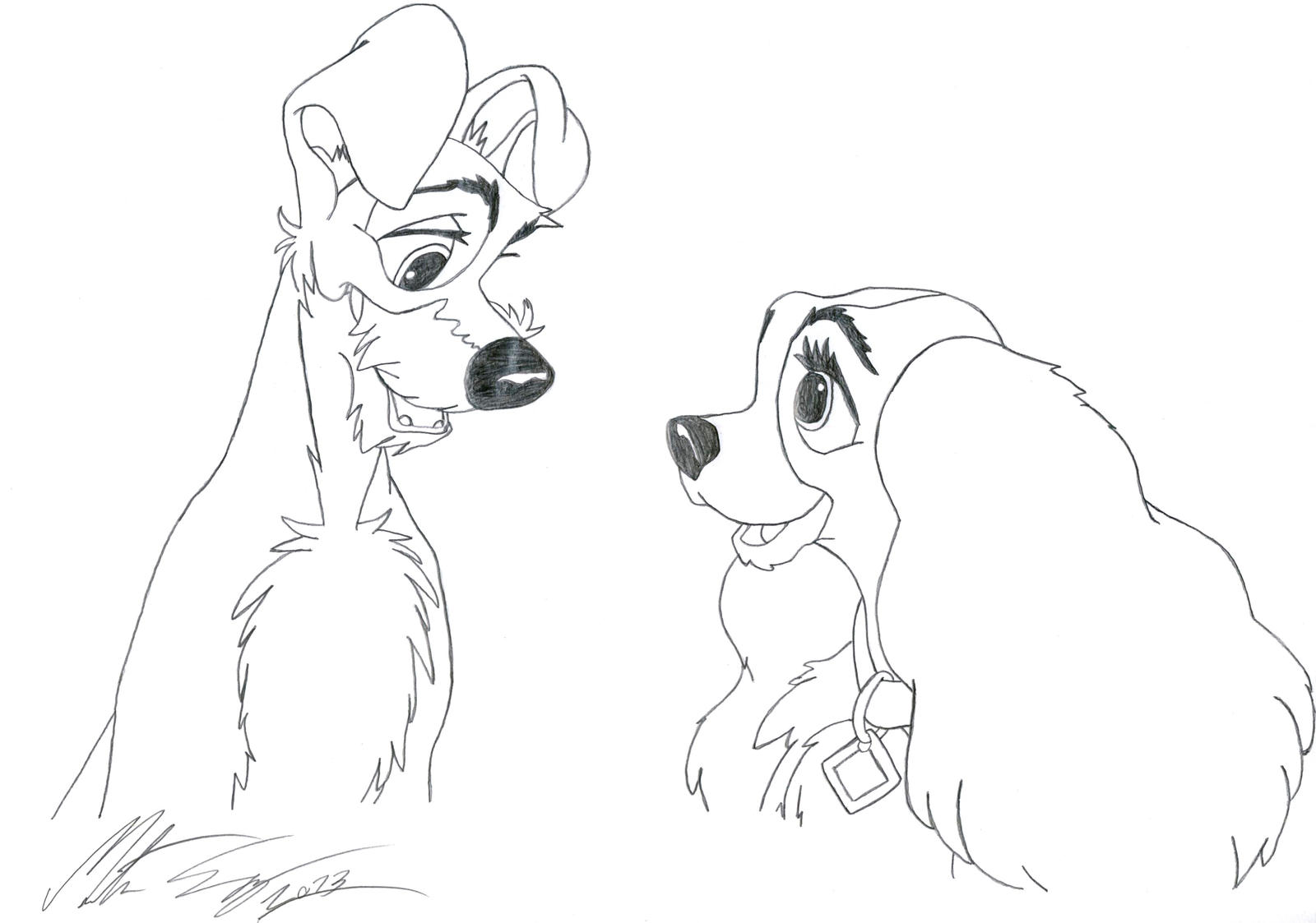 Disney - Lady and the Tramp by MortenEng21 on DeviantArt