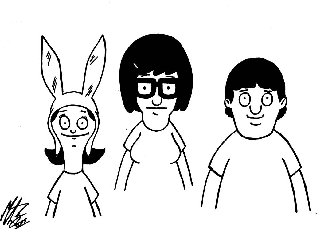 Bob's Burgers Tina, Gene and Louise Belcher by MortenEng21 on DeviantArt