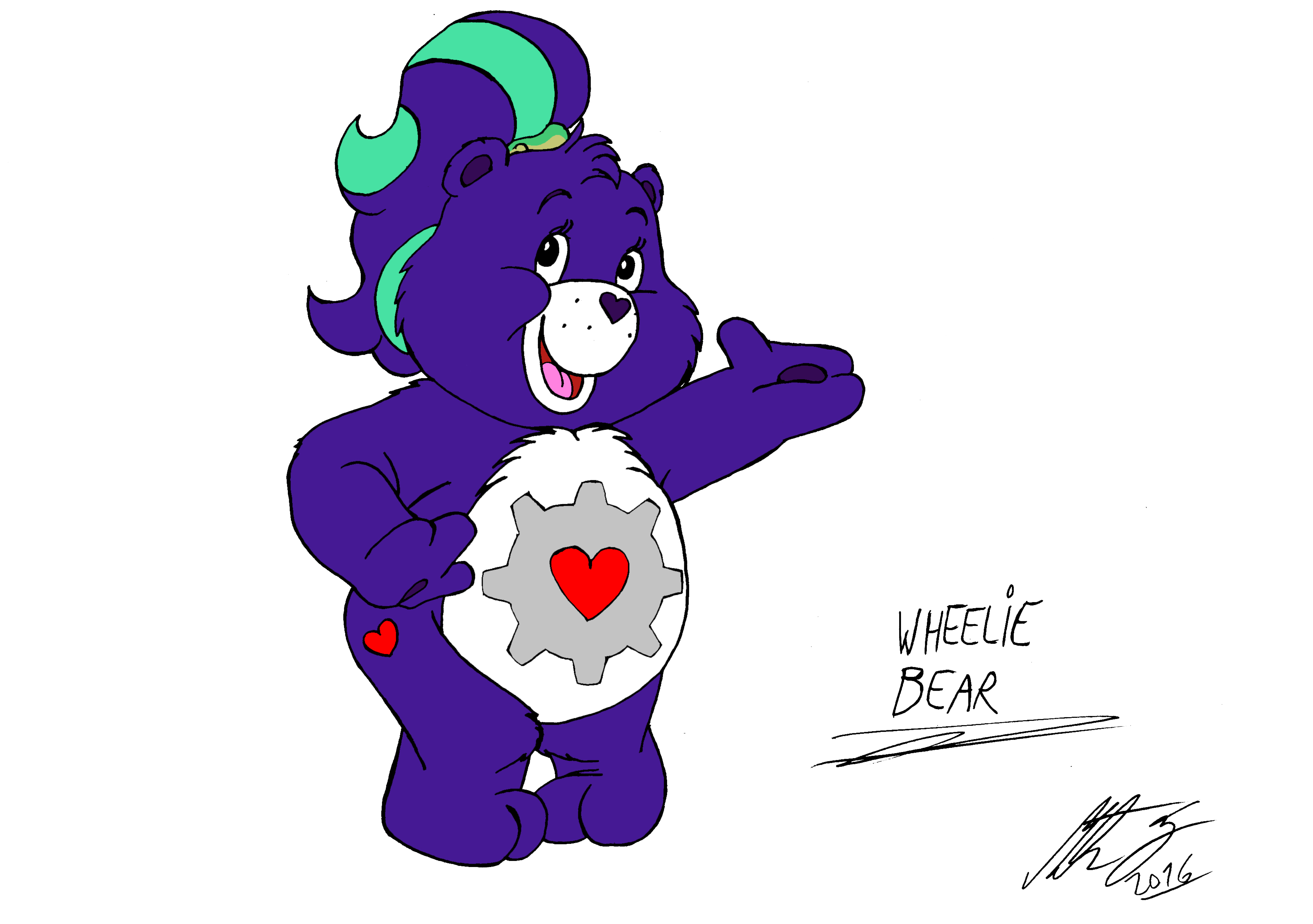 Care Bears - Wheelie Bear