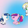 MLP:FiM - Baby Pencil Magic's Baby Pony Friends