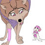 Kitara the wolfhound - Bela and Miss Bianca