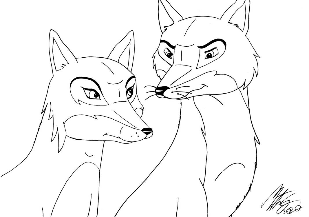 The Animals of Farthing Wood - Vixen and Fox by MortenEng21 on DeviantArt