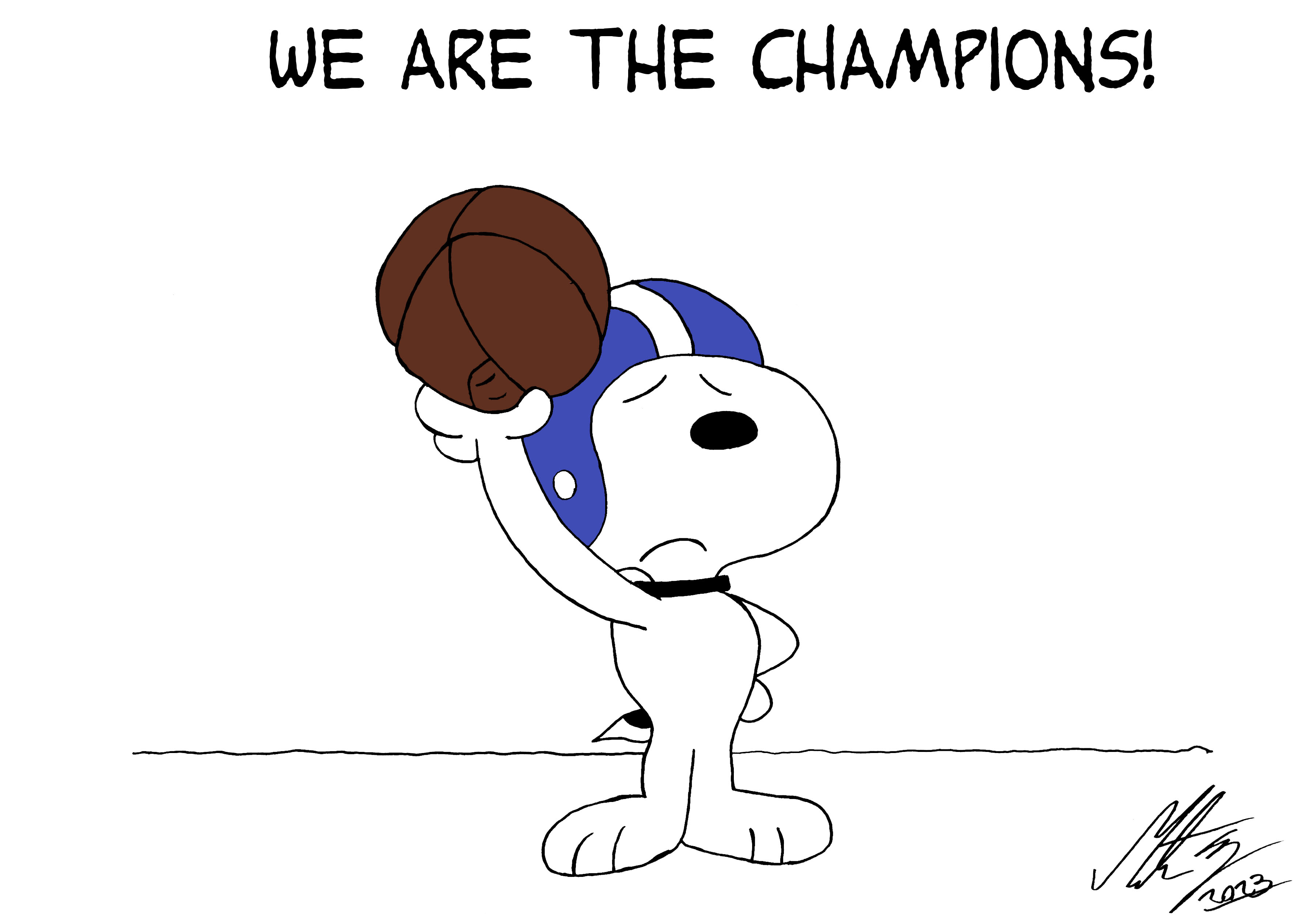 Droopy Football Snoopy Football Clipart
