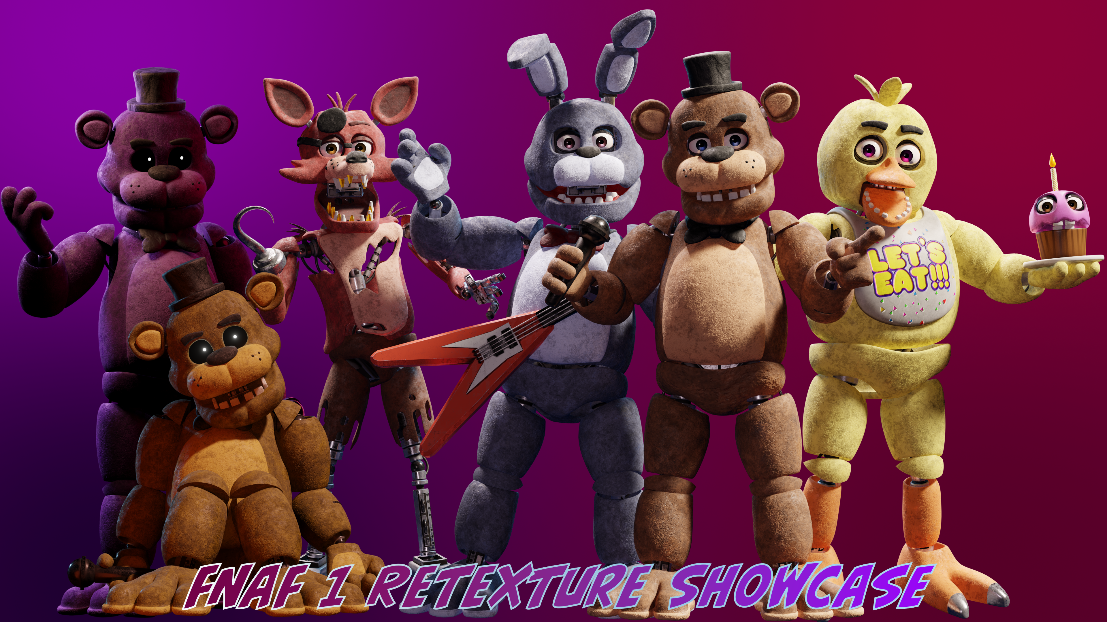 EverythingAnimations FNaF 1 Models for Blender by DarkKnightPL on DeviantArt