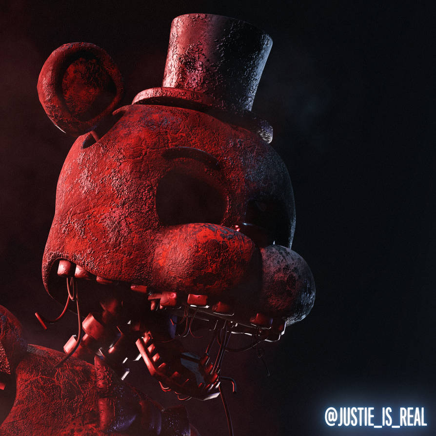 Ignited Freddy Retexture by JustieIsReal on DeviantArt