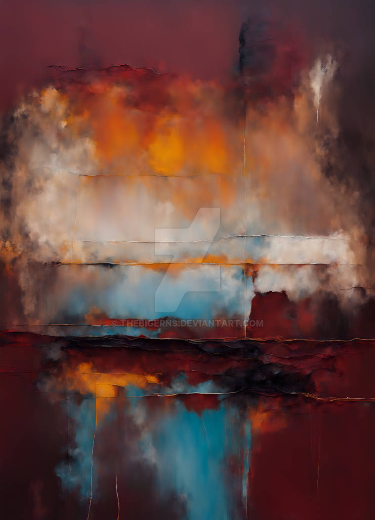 abstract artwork in the style of Abstract Expressi