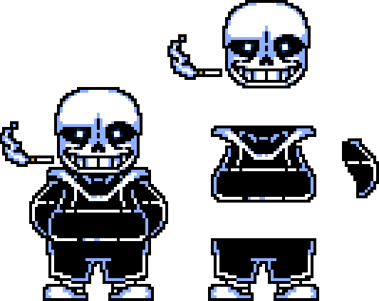 Pixilart - (Battle Sprite) [IG!SwapSwap] Sans by Isas-Studio