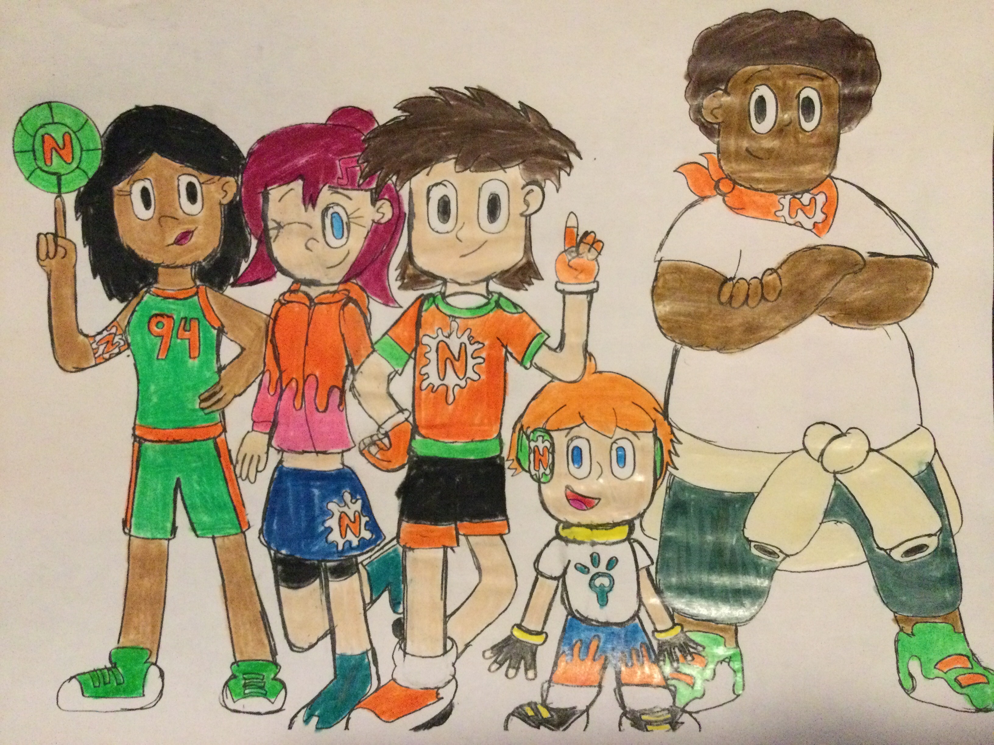 Nickelodeon Slime Crew by MegastoneXY on DeviantArt